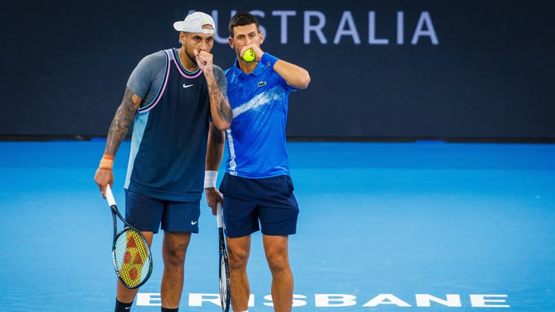 Déjà le point de l'année en tennis? L'incroyable échange perdu par la paire Djokovic-Kyrgios en double à Brisbane