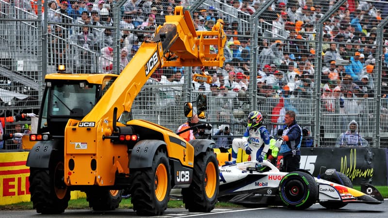 F1 (GP d'Australie): le cauchemar du rookie Hadjar, parti dans le mur dès le tour de chauffe et inconsolable