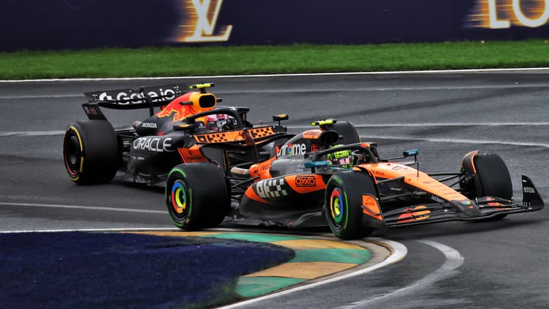 F1 (GP d'Australie): Norris remporte la première course de la saison sous la pluie, Hadjar en plein cauchemar