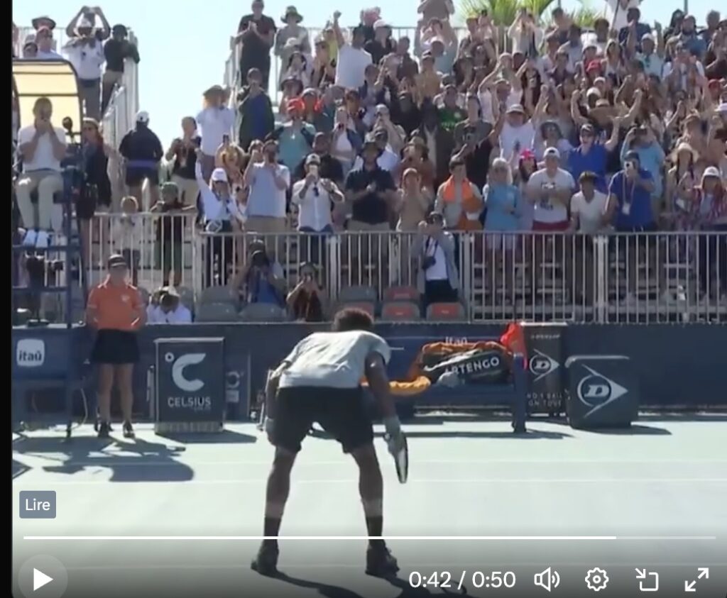 Incroyable et éternel Monfils, toujours et encore, quel délire, quel plaisir !