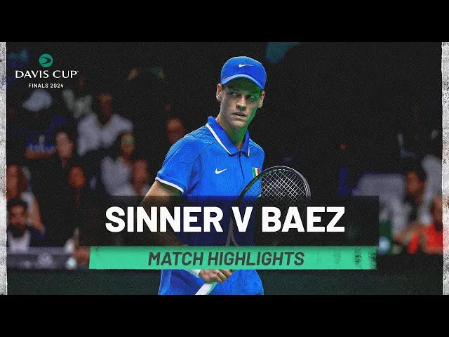 Vidéo: Voici la traduction demandée :

Moments forts de Sinner contre Baez, Italie contre Argentine, Coupe Davis 2024