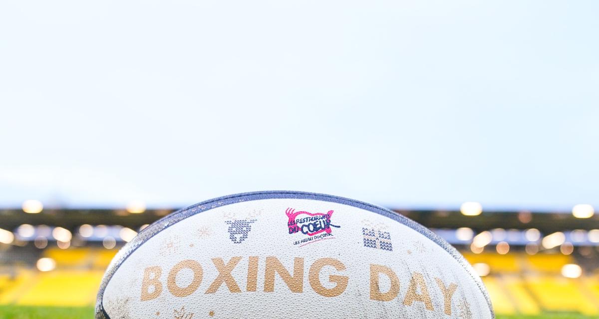 Top 14 : le ballon du Boxing Day dévoilé