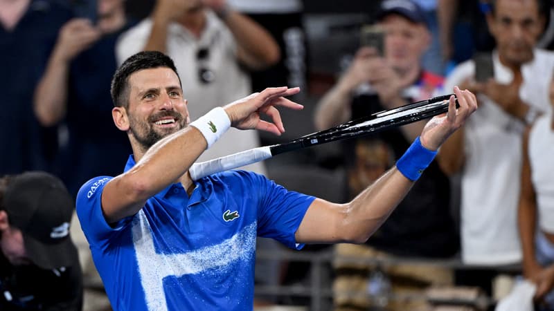 Tennis: de retour sur les courts presque trois mois après, Djokovic s'impose à Brisbane